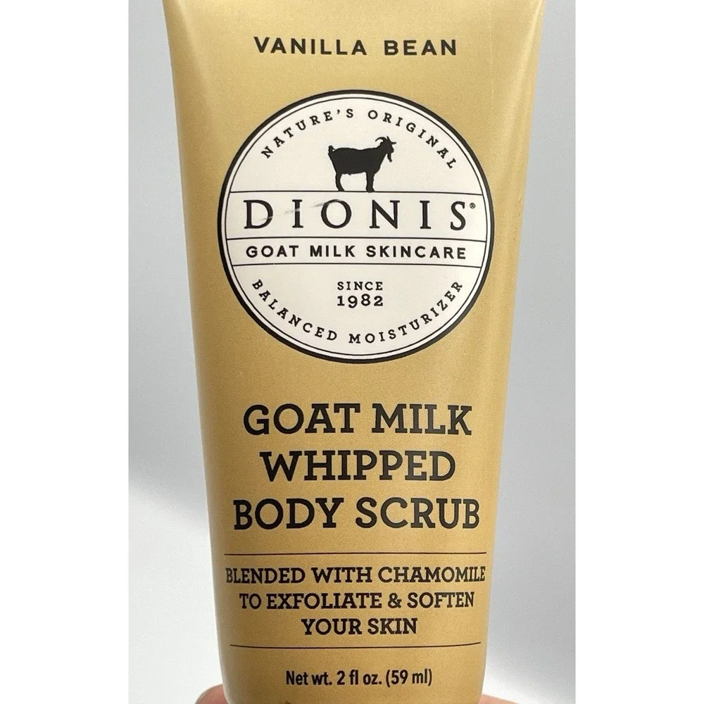 Dionis Goat Milk Whipped Body Scrub Set Of 3 Vanilla‎ Bean Lavender Blossom New